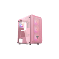 FANTECH AERO CG80 MID TOWER PINK ATX GAMING CASING